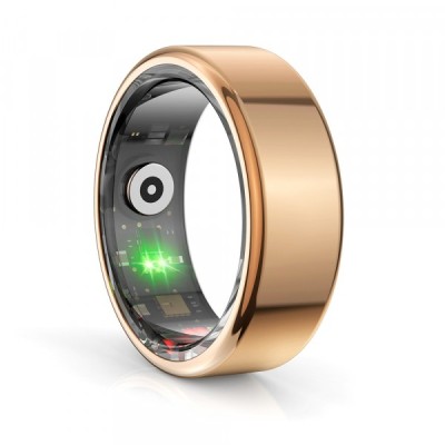 Smart Ring Techsuit R02, Marime 11, Roz Auriu foto