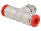 Racord Push-In T Ramificație 1/8&quot; 20bar