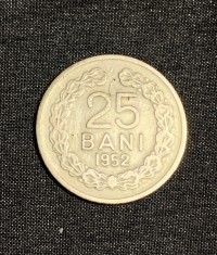 Moneda 25 bani 1952 RPR foto