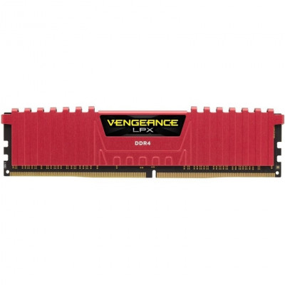 Memorie Corsair Vengeance LPX Red 8GB DDR4 2400MHz CL16 foto