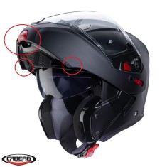 Kit mecanism deschidere + prinderi laterale mandibula rabatabila casca modulabila (flip-up) Caberg model Horus &ndash; Horux X