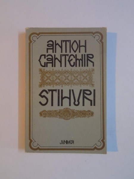 STIHURI de ANTON CANTEMIR , ED. a - II - a , 1979