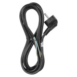 Cablu de alimentare EMOS S18313 flexibil izolatie PVC 3x1mm2 3m negru