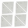 Set de 20 Rezerve pentru Stergatoare Magnetice in Forma de Triunghi, Marime Universala, Compatibile cu Majoritatea Sistemelor de Curatare Magnetice, U