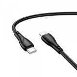 Cablu Date si Incarcare USB-C - Lightning Borofone BX121 Energy, 27W, 1m, Negru