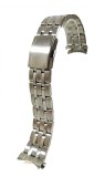 Bratara de ceas argintie din otel inoxidabil cu capete curbate 20mm 22mm WZ4458, Time Veranda