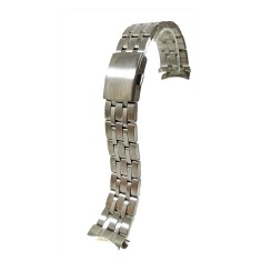 Bratara de ceas argintie din otel inoxidabil cu capete curbate 20mm 22mm WZ4458