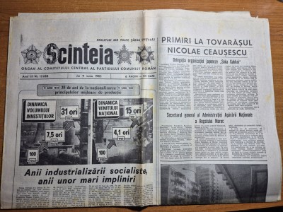 scanteia 9 iunie 1983-orasul blaj,zalau,satu mare foto