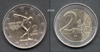 GRECIA 2004, 2 euro, JO Atena foto