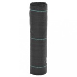 VidaXL Membrană antiburuieni, negru, 0,5x10 m, PP