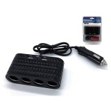 &Icirc;ncărcător Auto Olesson 120W cu 4 Ieșiri, 2 Porturi USB și Port Tip C