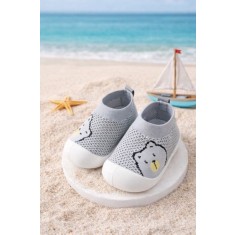 Mocasini gri - Teddy (Marime Disponibila: Marimea 23)