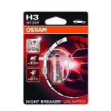 Bec Osram H3 Night Breaker Unlimited (+110% lumina) 12V 55W 64151NBU-01B