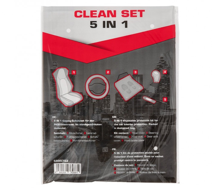 Set Huse Protectie Interior Colad Car Interior Hygiene Kit, 7 buc