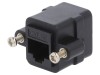 Conector Adaptor Soclu Logilink NP0098, RJ45 x2, 8p8c, Cat 5e, Neecranat, Negru