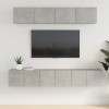 VidaXL Set dulap TV, 5 piese, gri beton, lemn prelucrat 3114425