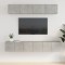 vidaXL Set dulap TV, 5 piese, gri beton, lemn prelucrat 3114425