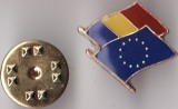 Pin Drapel Romania - Uniunea Europeana PIN503