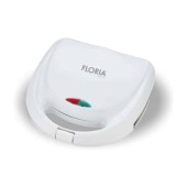 Sandwich maker Floria, putere 750w, invelis exterior rezistent la caldura, indicator luminos, alb / ZLN 8504