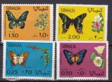 Somalia 1970 fauna fluturi MI 155-158 MNH