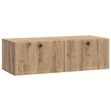 vidaXL Oglindă TV montată pe perete Stejar Artizanal 98 x 41 x 30 cm 898024