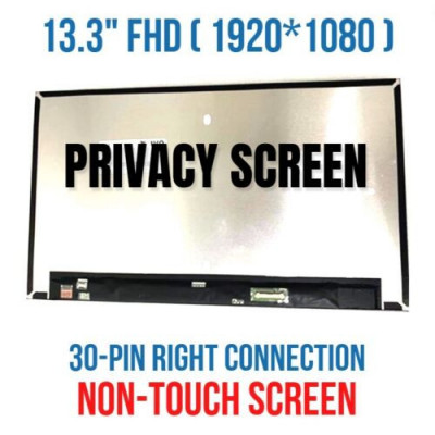 Display Laptop, HP, EliteBook 830 G7, 830 G8, X133NVFF R0 FW E.0, L92715-ND1, IVO Privacy Guard, FHD 1920x1200, non touch, 60Hz, 30 pini foto