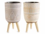 Cumpara ieftin Set 2 ghivece flori 10.5x18.5 cm