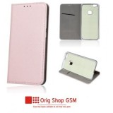 HUSA FLIP CARTE / STAND SAMSUNG A217 GALAXY A21S, INCHIDERE MAGNETICA ROSE GOLD