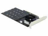 PCI Express x8 / x16 la 4 x NVMe M.2 Key M interne, Delock 90409