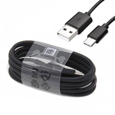 OEM (DG950XB) - Cablu Date si Incarcare, USB-A la USB-C, 2.1A, 1m, Black [bulk] foto