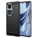 Husa Oppo Reno10 Asteroid GSM Carbon Silicone, negru