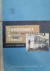 Termotehnica si masini termice. Lucrari de laborator - 1967 - B. Popa (@B30)
