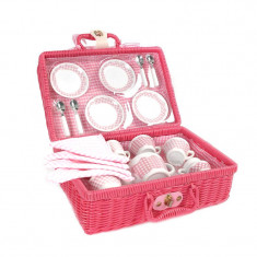 Set ceai pentru picnic Tidlo, 23 x 14 x 30 cm, 16 piese, 3 ani+ foto