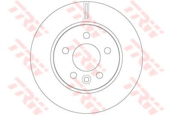 Disc frana VW AMAROK (2H, S1B) (2010 - 2016) TRW DF6482