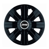 Cumpara ieftin Set 4 Capace Roti Autohelix MSA&reg;, potrivite jantelor de R14, pentru Jeep, model Cosmos Negru