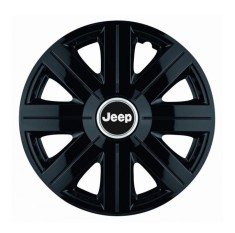 Set 4 Capace Roti, potrivite jantelor de R14, pentru Jeep, model Cosmos Negru
