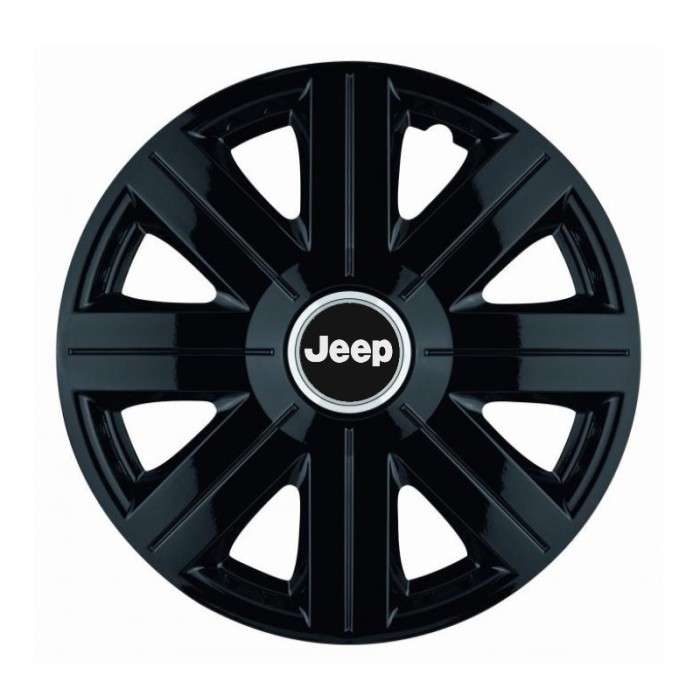 Set 4 Capace Roti, potrivite jantelor de R14, pentru Jeep, model Cosmos Negru