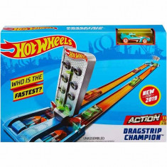 Jucarie Pista Hot Wheels Dragstrip Champion GBF81 Mattel foto