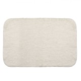 Covor Decorativ, Imitatie Blană, Ecru, 120x80cm, Antiderapant, Oem