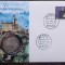 GERMANIA - FDC SI MONEDA 5 MARK 1983, LIT G, MARTIN LUTHER, MONEDA UNC