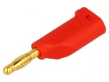 Mufă Banană 4mm Roșie 16A 70VDC
