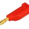 Mufă Banană 4mm Roșie 16A 70VDC