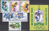 Bulgaria 1979 - Jocurile Olimpice - Moscova, Serie + Colita, MNH