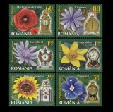 2013 - Ceasul florilor I (uzuale), serie neuzata
