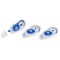 Set Benzi Corectoare Maxi, Capacitate 10m x 5mm, Transparent și Albastru, 3 Bucăți