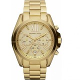 Cumpara ieftin Ceas de m&acirc;nă unisex Michael Kors MK5605 cronograf cu carcasă de 40 mm, auriu, analogic