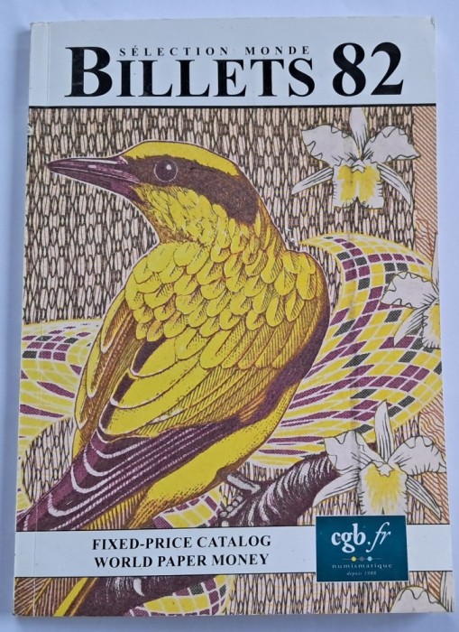 Catalog licitatii bancnote ( nr 82 ), 2018, Cgb.Fr Numismatique, Paris