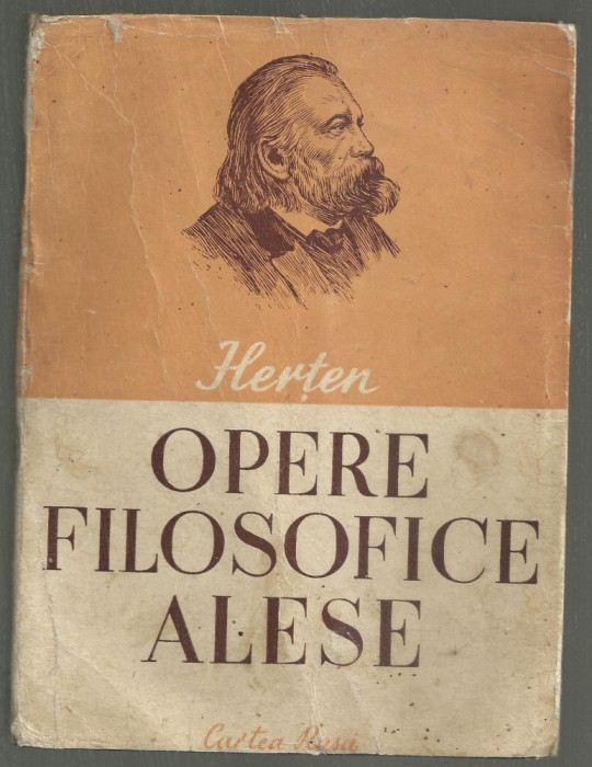 Herten / OPERE FILOSOFICE ALESE - editie 1950