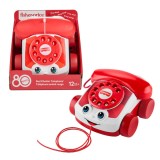 Telefon Interactiv Fisher-Price Rosu, Jucarie Copii 12+ Luni, Roti, Sunete