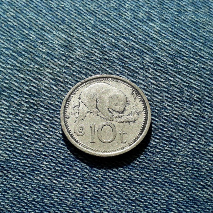 10 Toea 1976 Papua Noua Guinee / Papua New Guinea